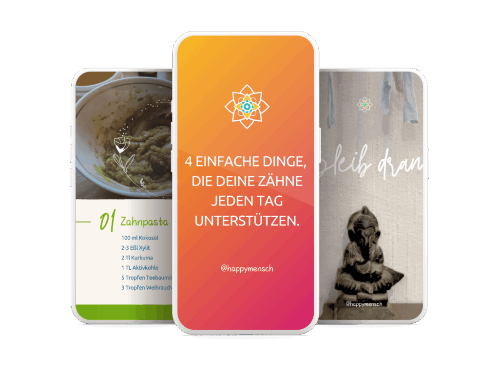 Produktbild zum kostenlosen PDF „Zahn-Alltag – 4 Grundlagen“ mit Einblick in natürliche Anwendungen