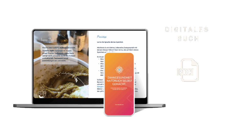 Produktbild für das digitale Buch „Zahngesundheit – natürlich selbstgemacht“ als PDF
